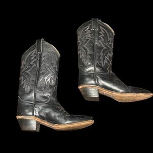 Justin Boots Black Leather